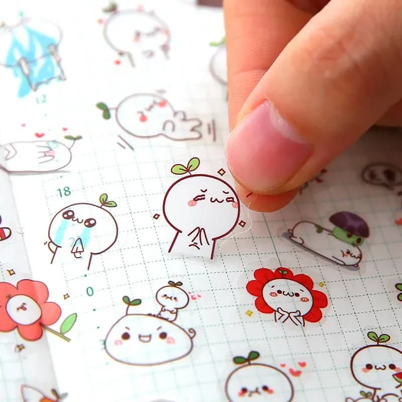 DawnKiss Korean Waterproof Cartoon Cute Transparent - Image 1