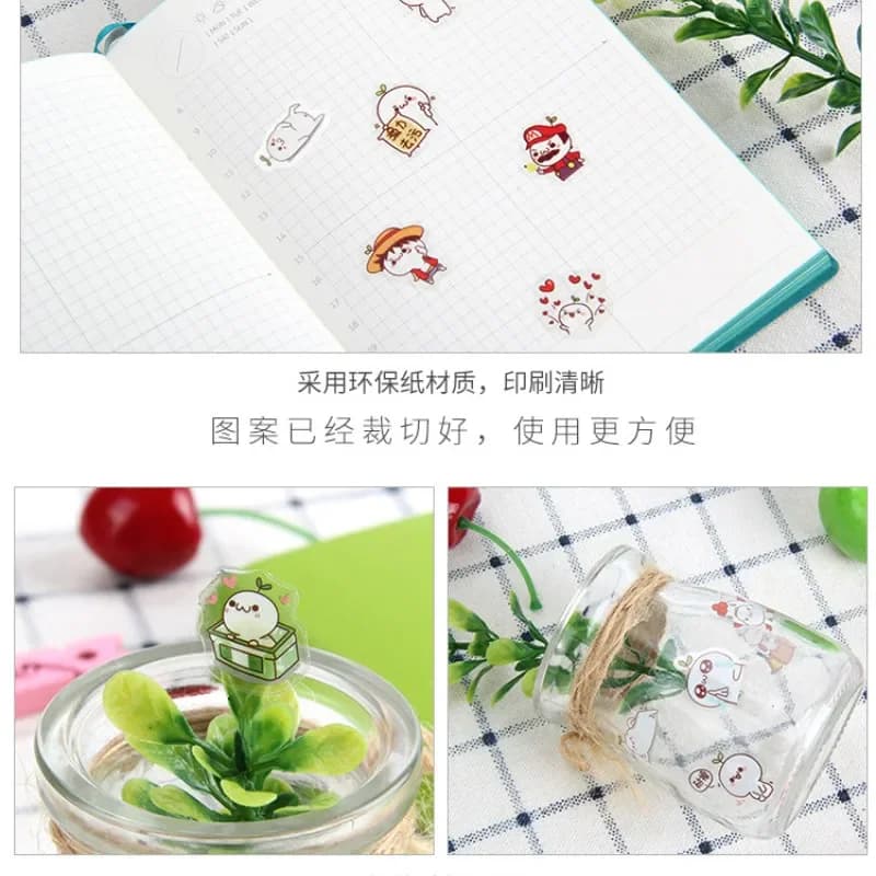 DawnKiss Korean Waterproof Cartoon Cute Transparent thumbnail 5